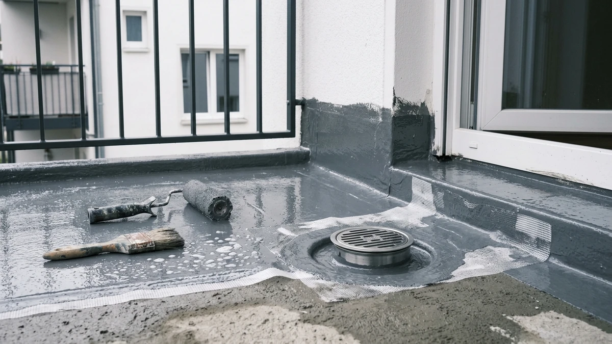 Balkon abdichten 2026: Anleitung, Material & Kosten/m2