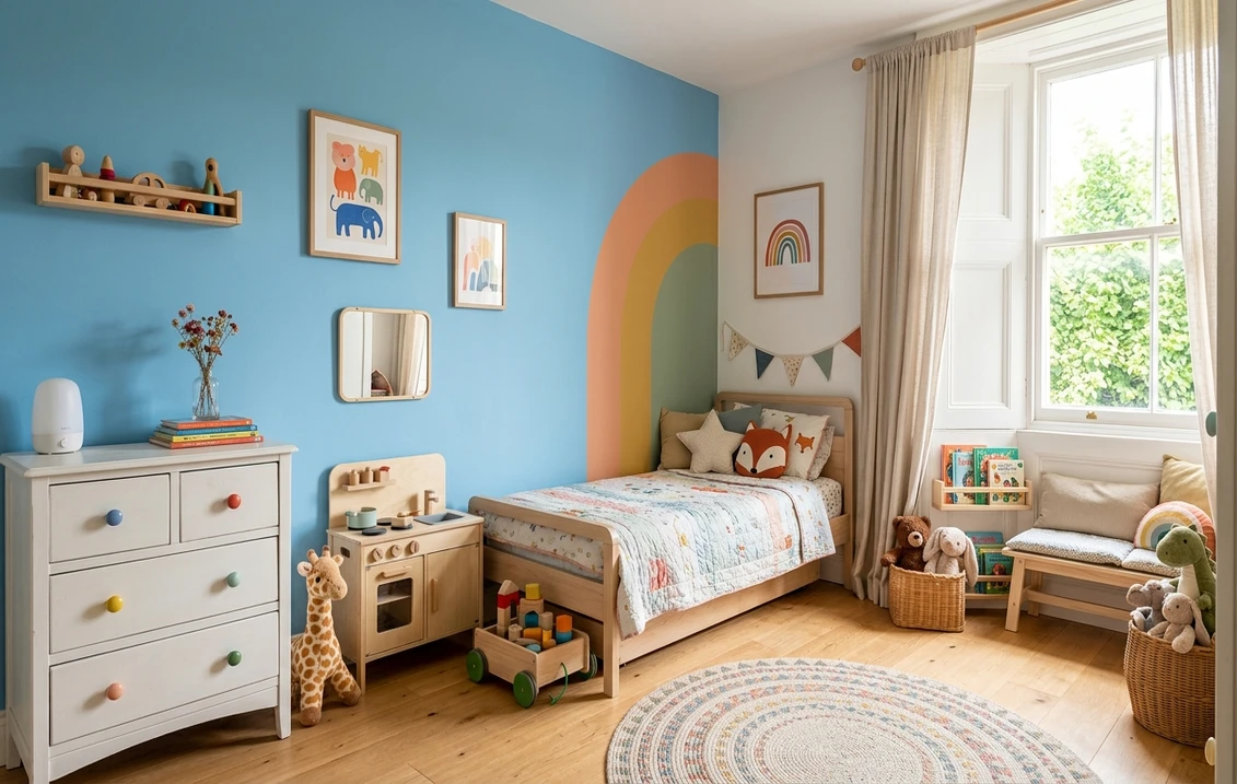 Kinderzimmer Farben 2026: Top 12 Wandfarben nach Alter