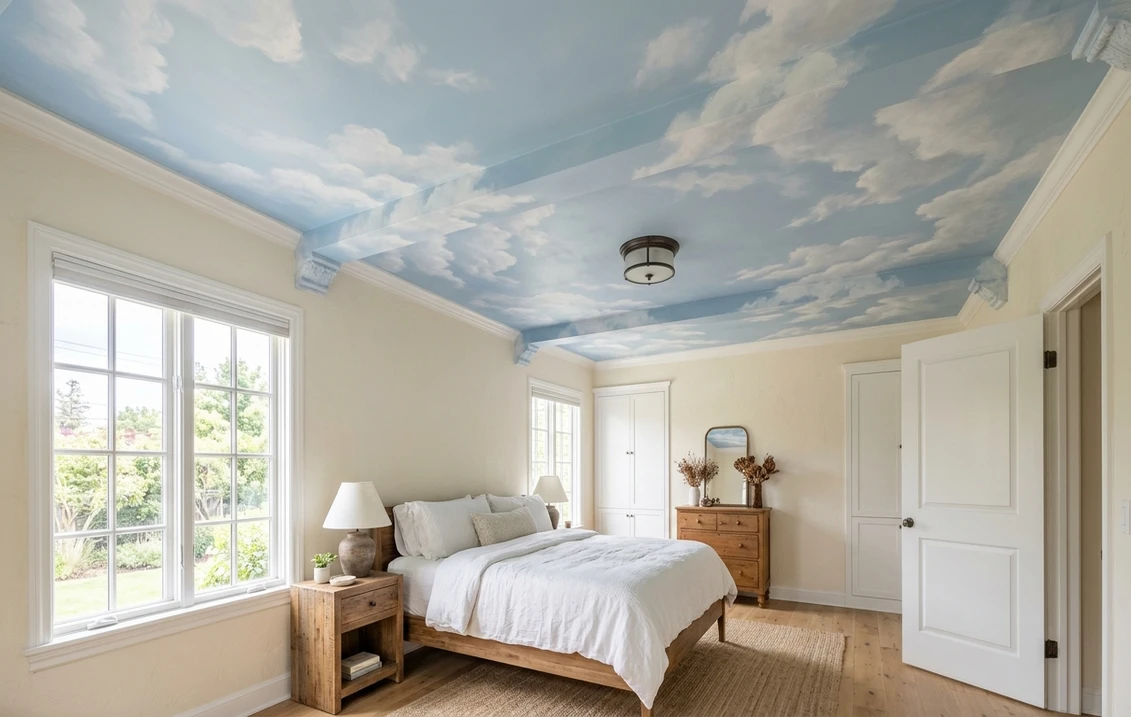 Peinture Plafond Effet Nuage : Guide Trompe-l'OEil 2026