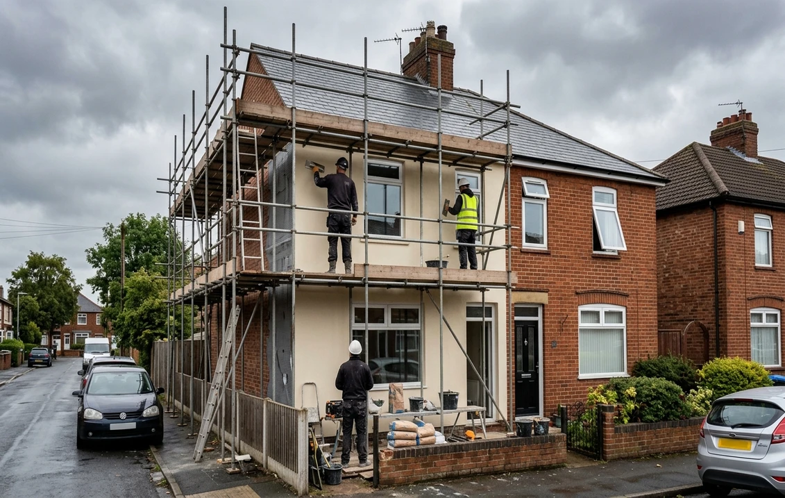 How Much Does Rendering a House Cost? UK 2026 by Type