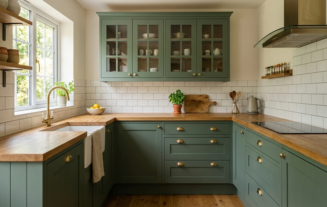 Top 15 Kitchen Paint Colours UK 2026 (Cabinets & Walls)