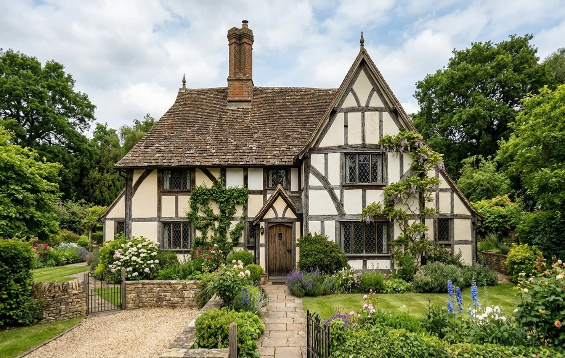 Tudor House Exterior Colours UK 2026: Authentic Palettes