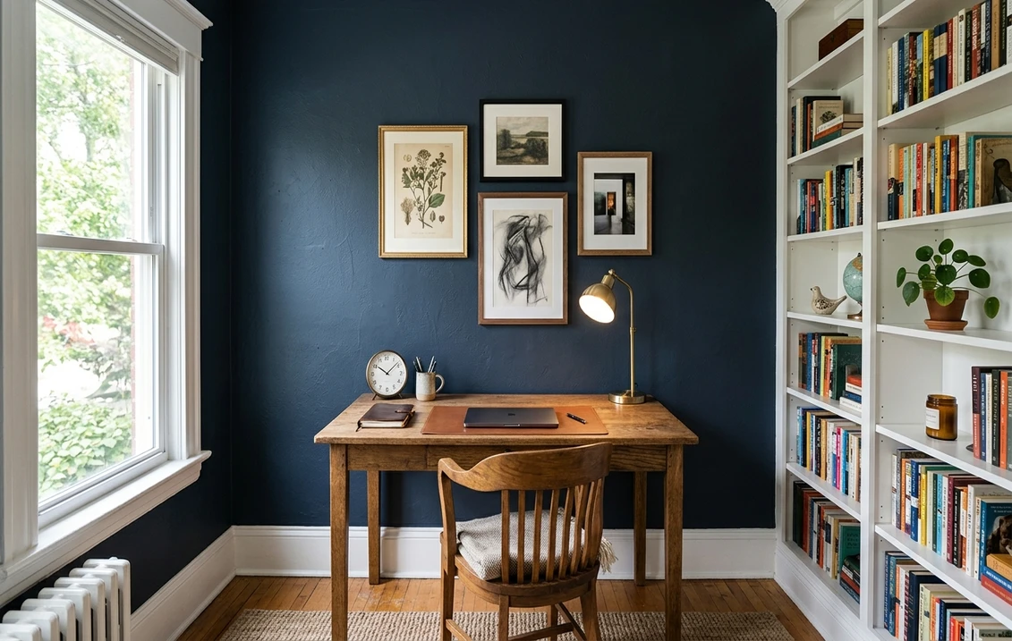 Behr Midnight Blue PPU15-19: Undertones & Rooms