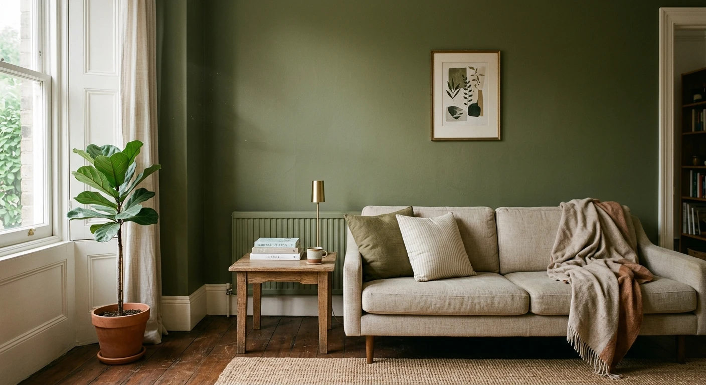 Sherwin-Williams Svelte Sage SW 6164 on an interior wall