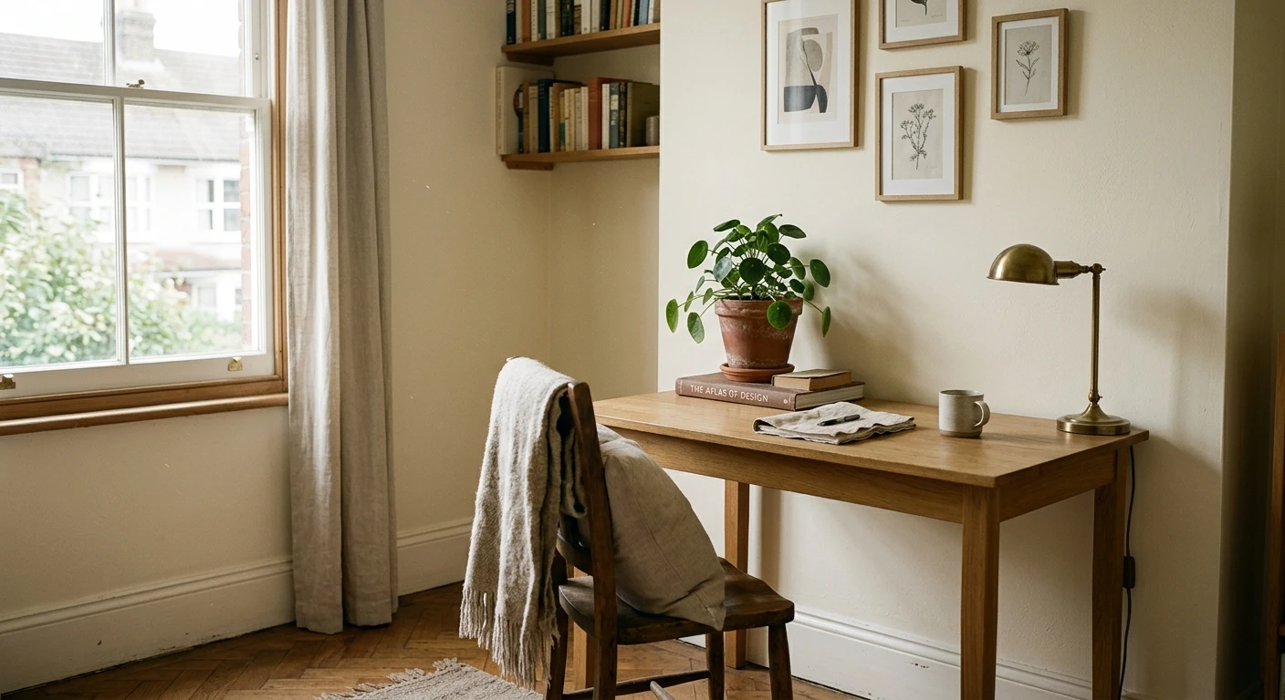 Farrow & Ball Pointing No. 2003 on an interior wall