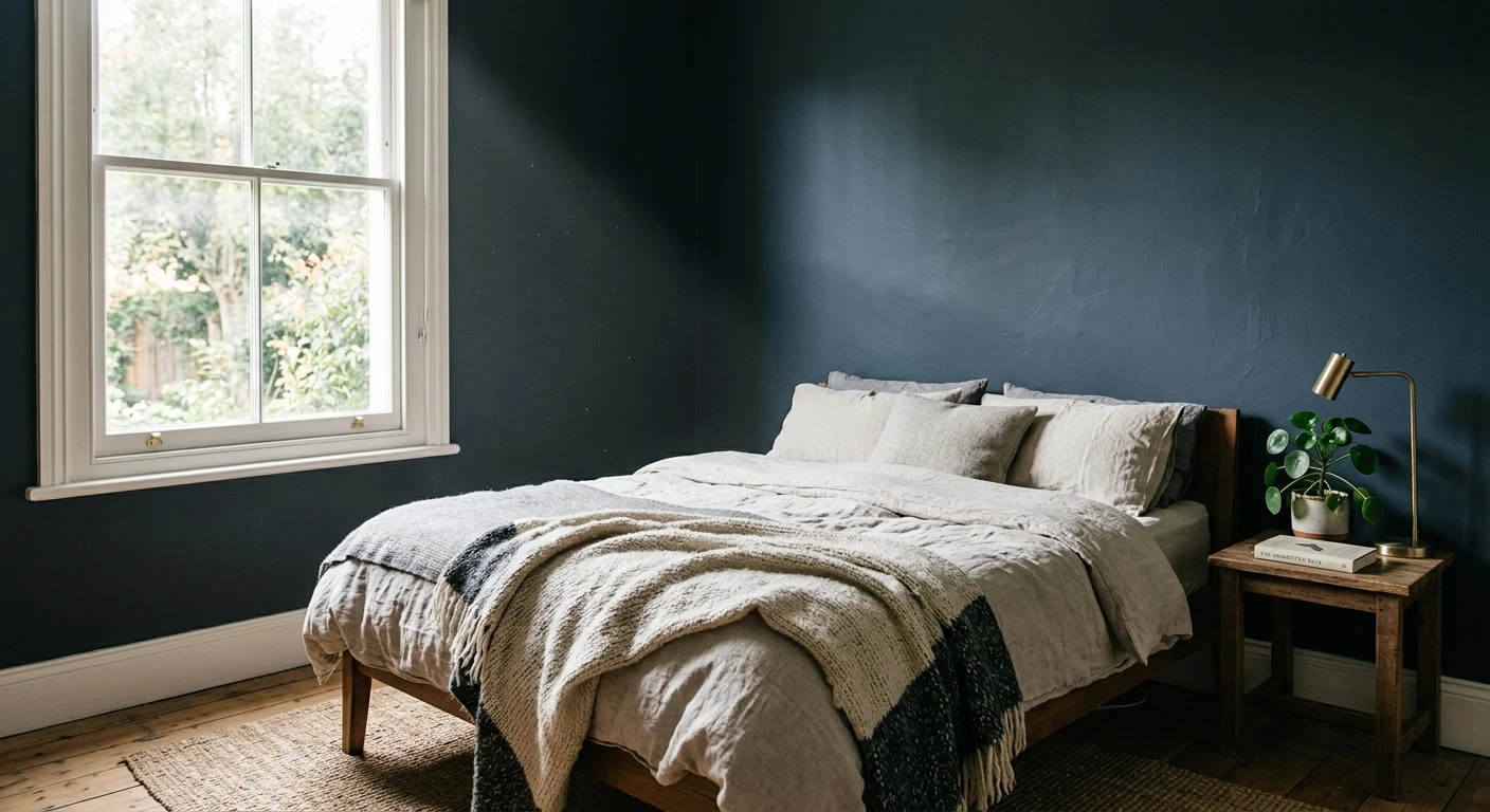 Farrow & Ball Railings No. 31 on an interior wall