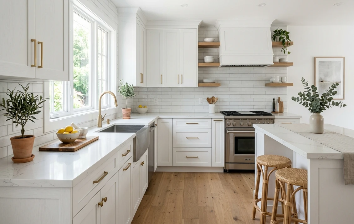 White Kitchen Cabinets: 12 Best Paint Colors to Try