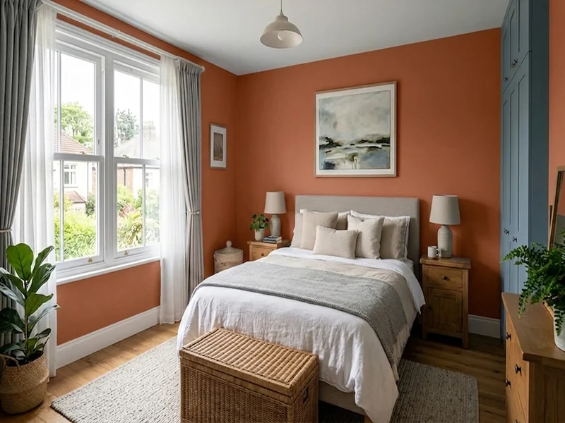 US home shown in Cavern Clay Sherwin-Williams SW 7701