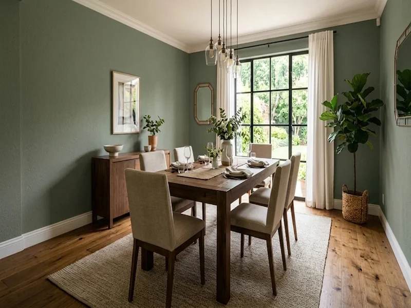 US home shown in Pewter Green Sherwin-Williams SW 6208