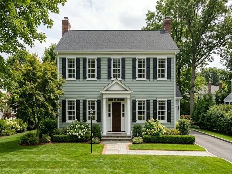 US home shown in Hidden Gem Behr N430-6A