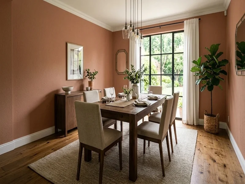 US home shown in Cavern Clay Sherwin-Williams SW 7701