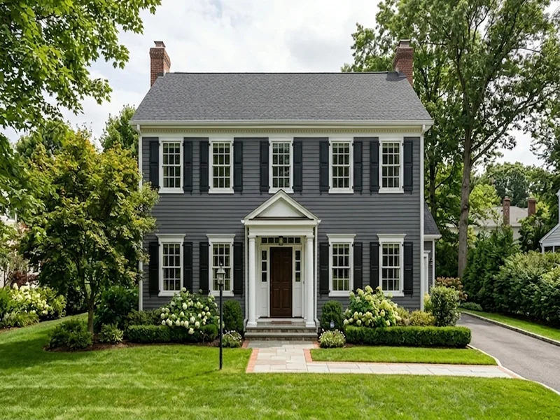 US home shown in Iron Ore Sherwin-Williams SW 7069