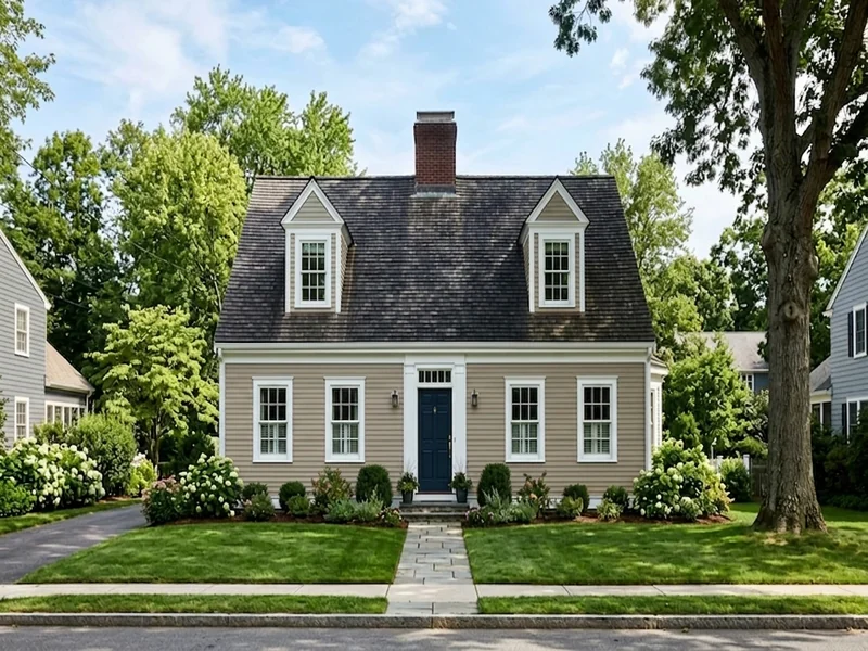 US home shown in Universal Khaki Sherwin-Williams SW 6150