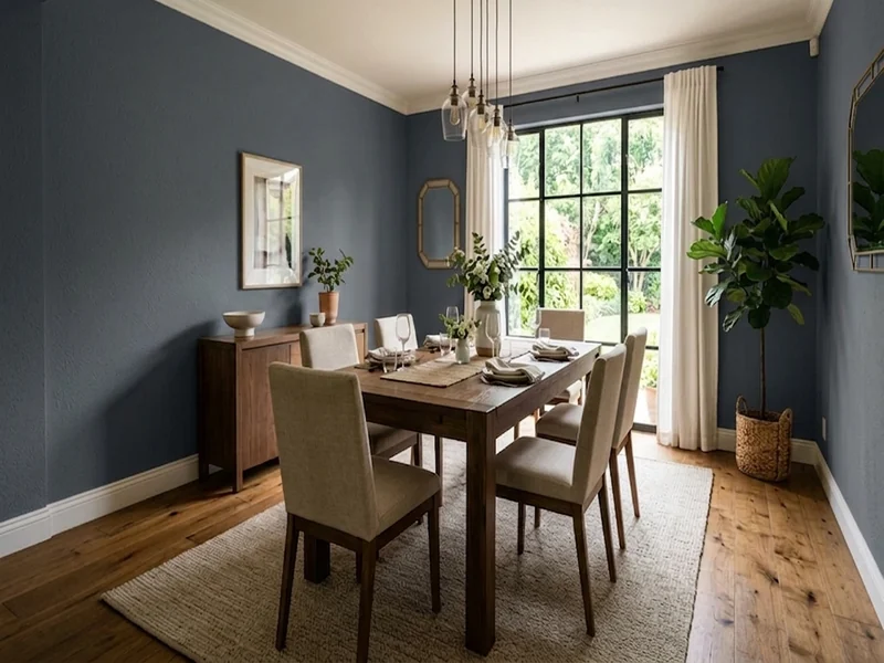 US home shown in Hale Navy Benjamin Moore HC-154