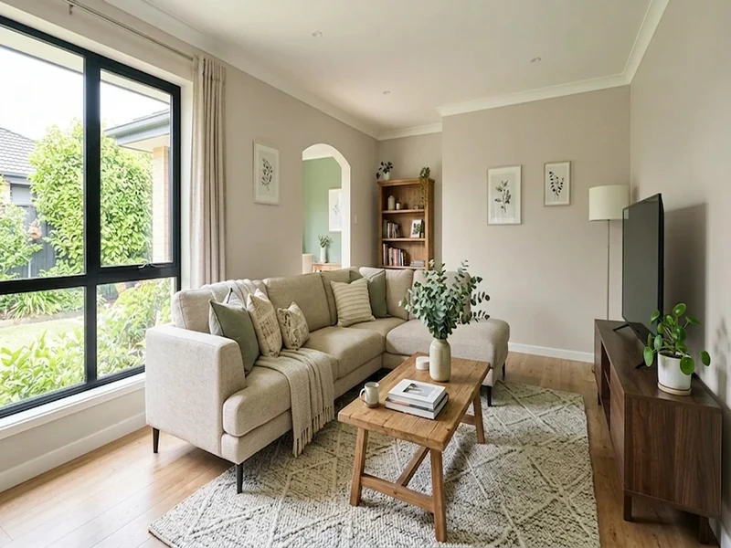 US home shown in Agreeable Gray Sherwin-Williams SW 7029