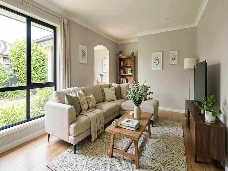 US home shown in Agreeable Gray Sherwin-Williams SW 7029