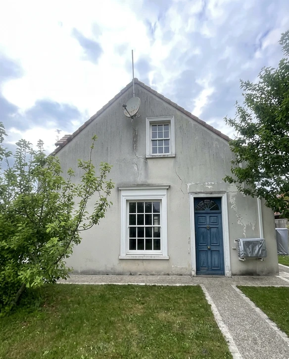 House facade before