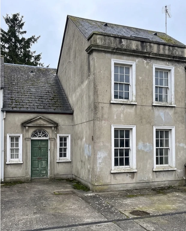 House facade before