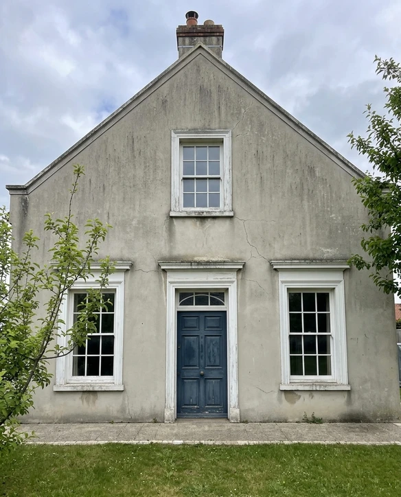 House facade before