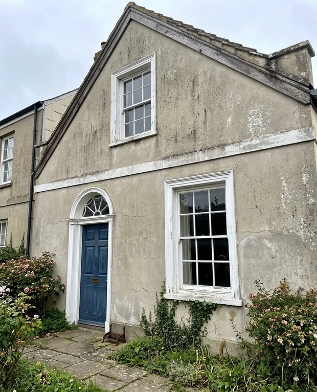 House facade before