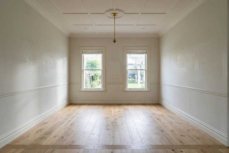 Before — facade without Pewter Deep Green + Warm Gold (Modern Classic)