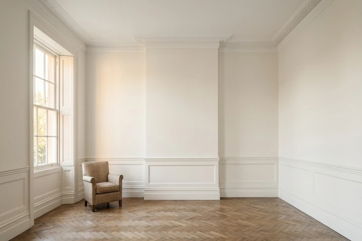 Before — facade without Red Earth + Wimborne White (Georgian)