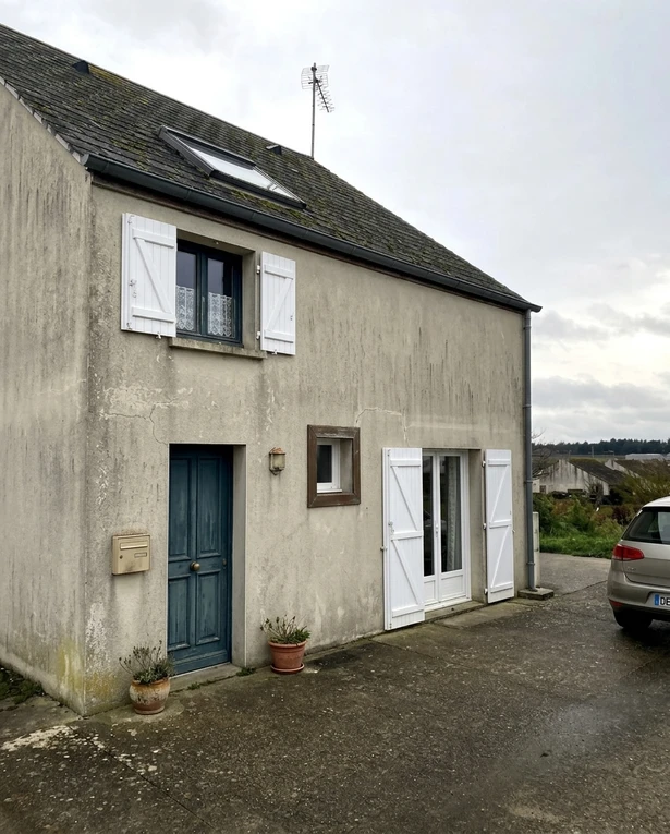 Avant — facade sans Bleu Marine + Blanc Pur (Cote Atlantique)