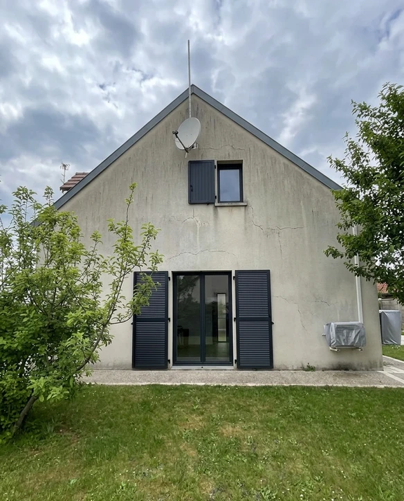 Avant — facade sans Gris Perle + Noir Ebene (Moderne)