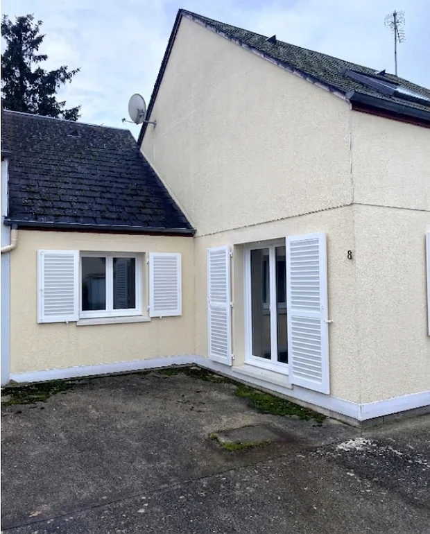 Avant — facade sans Gris Perle + Blanc Pur (Contemporain)