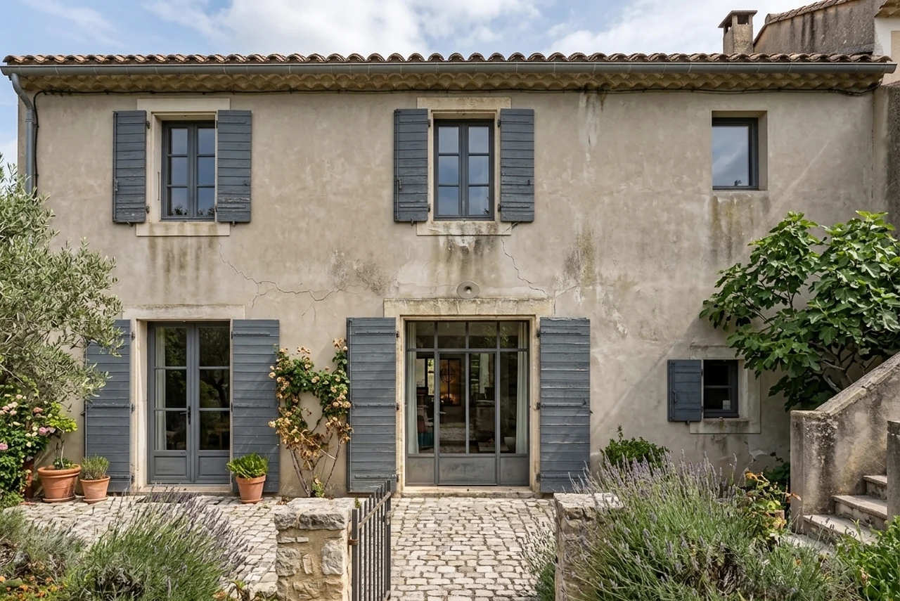 Avant — facade sans Ocre Jaune + Anthracite (Provençal)