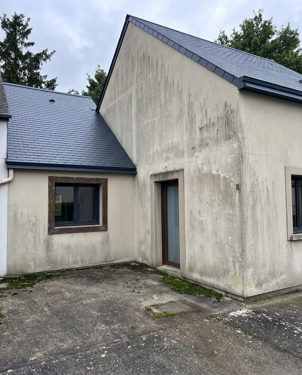 Avant — facade sans Beige Sable + Gris Ardoise (Moderne contemporain)