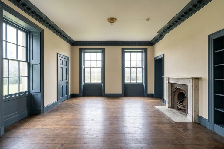 Dimity + Hague Blue — Georgian