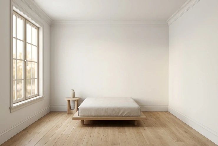 Before — facade without Edgecomb Gray + Simply White (Spa Retreat)