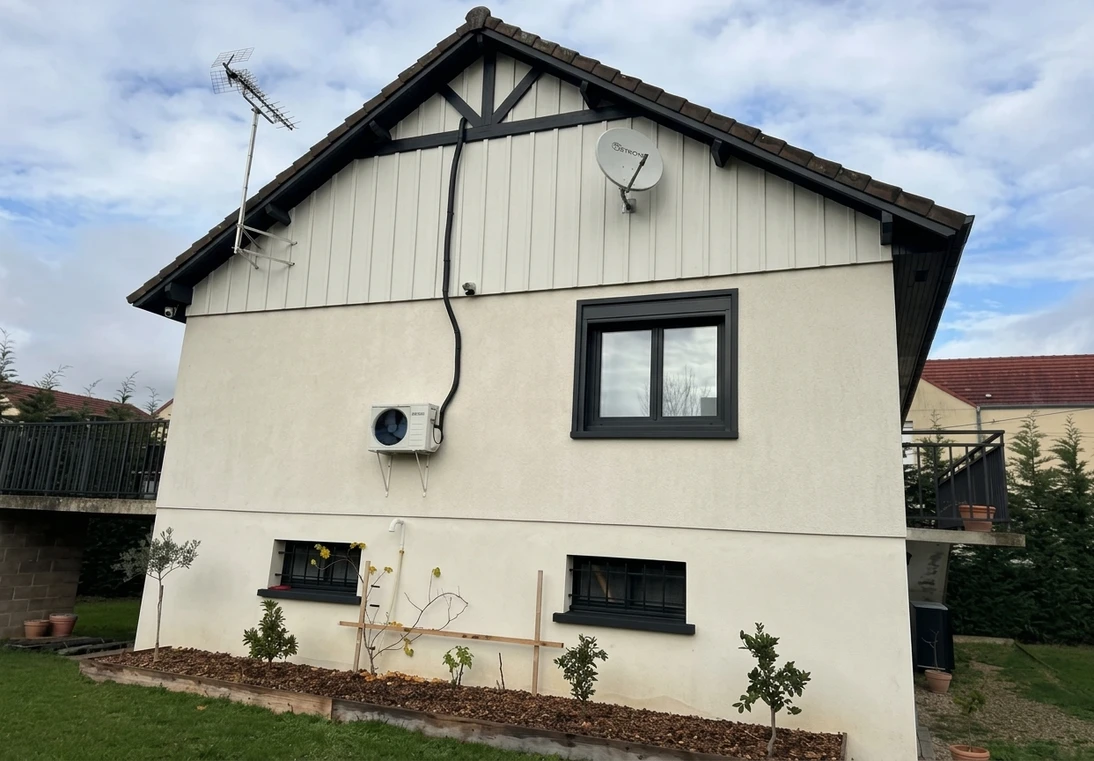 Before — facade without Olive Green + Jet Black (Modern Farmhouse)