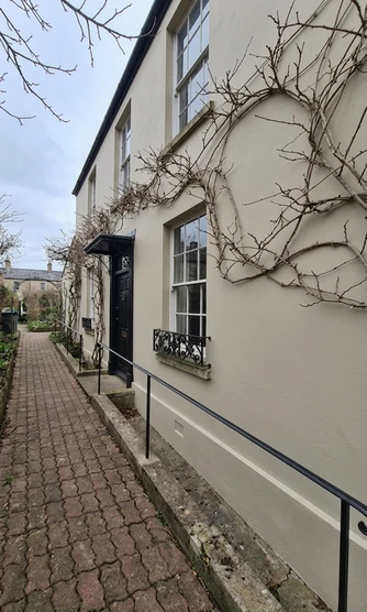 Portland Stone + Wrought Iron Black — Georgian