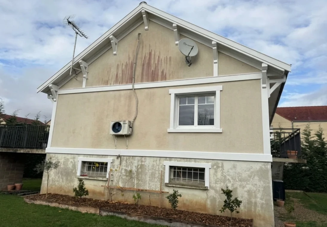 Before — facade without Sage Green + Bright White (Craftsman)