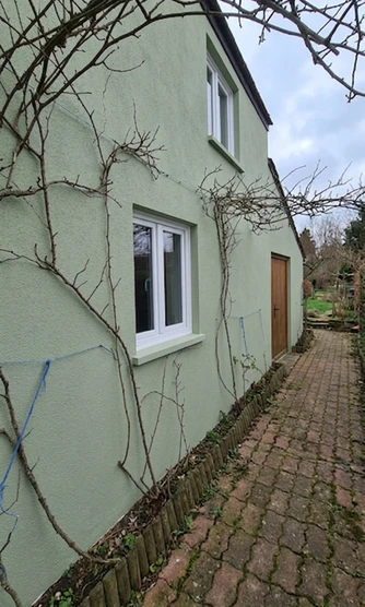 Salbeigruen + Reinweiss — Landhaus