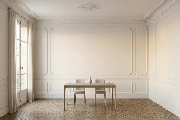 Avant — facade sans Bleu Paon + Creme Royale (Haussmannien Elegant)