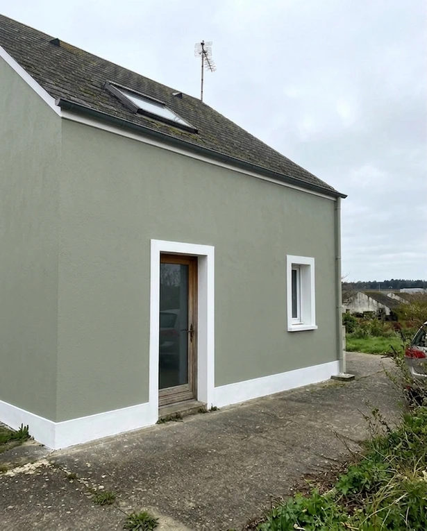 Evergreen Fog + Pure White — Modern Farmhouse