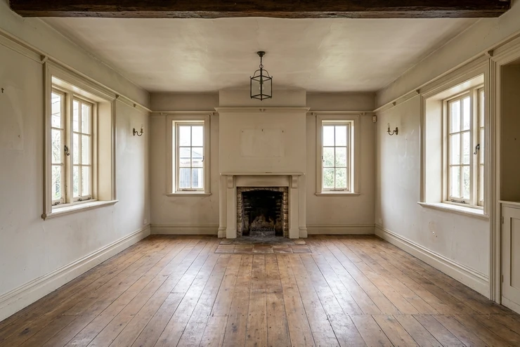Before — facade without Eating Room Red + Wimborne White (Cosy Cottage)