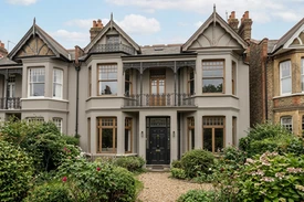 After — facade in Stone Grey (None) with Off-Black on the front door (Edwardian)