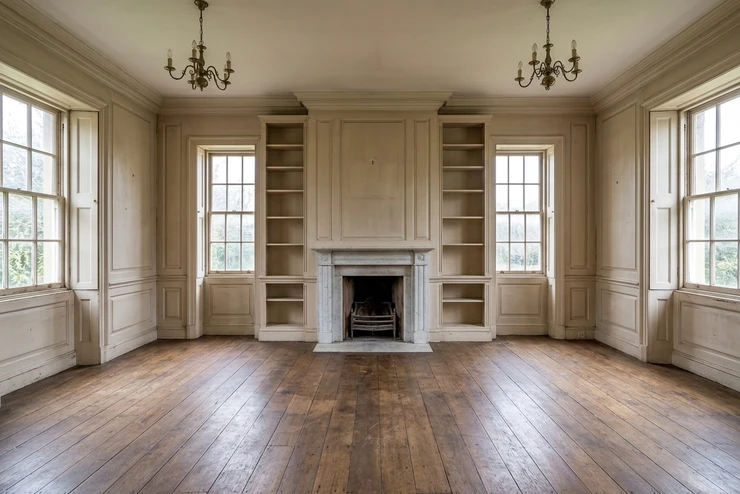 Before — facade without Green Smoke + Wimborne White (Georgian)