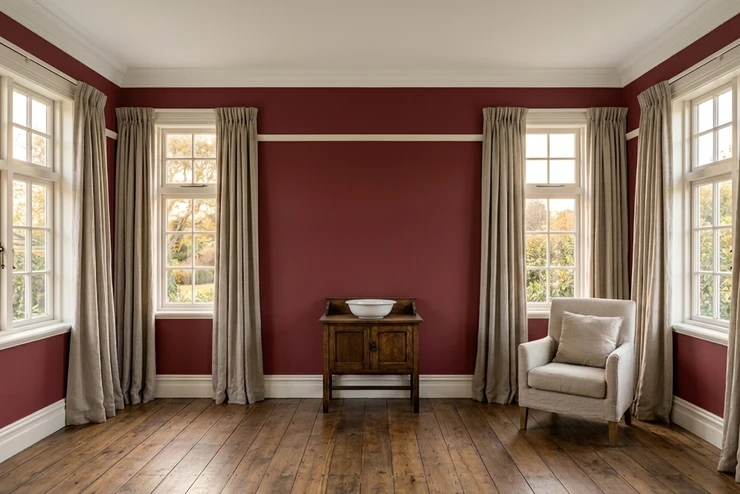 Eating Room Red + Pointing - British Country Cosy