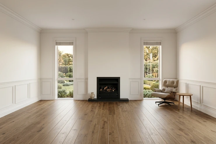 Before - facade without Hale Navy + Soft Cream (Classic American)