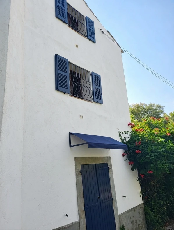 Bright White + Navy Blue — Coastal