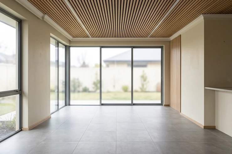 Vorher — Fassade ohne Weissgruen + Naturweiss (Modern)