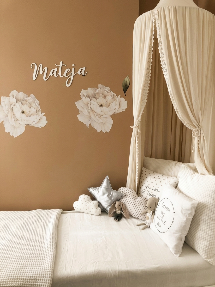 After - facade in Galaxy Deep Navy (SW 6244 Naval (proche)) with Star White on the ceiling, trim, baseboards, star decals (Space-Themed Modern Kids Room)