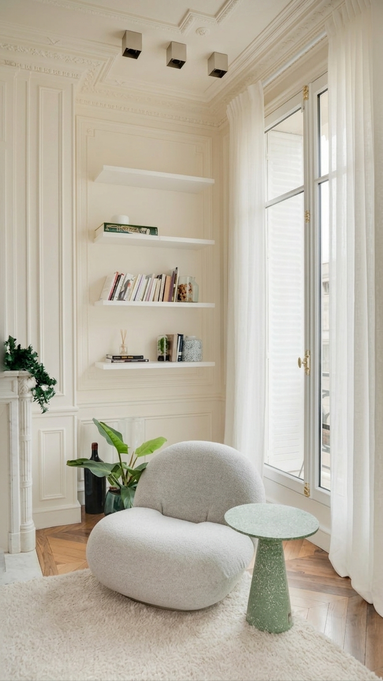 Bleu Gris + Beige Tourmenté - Classique