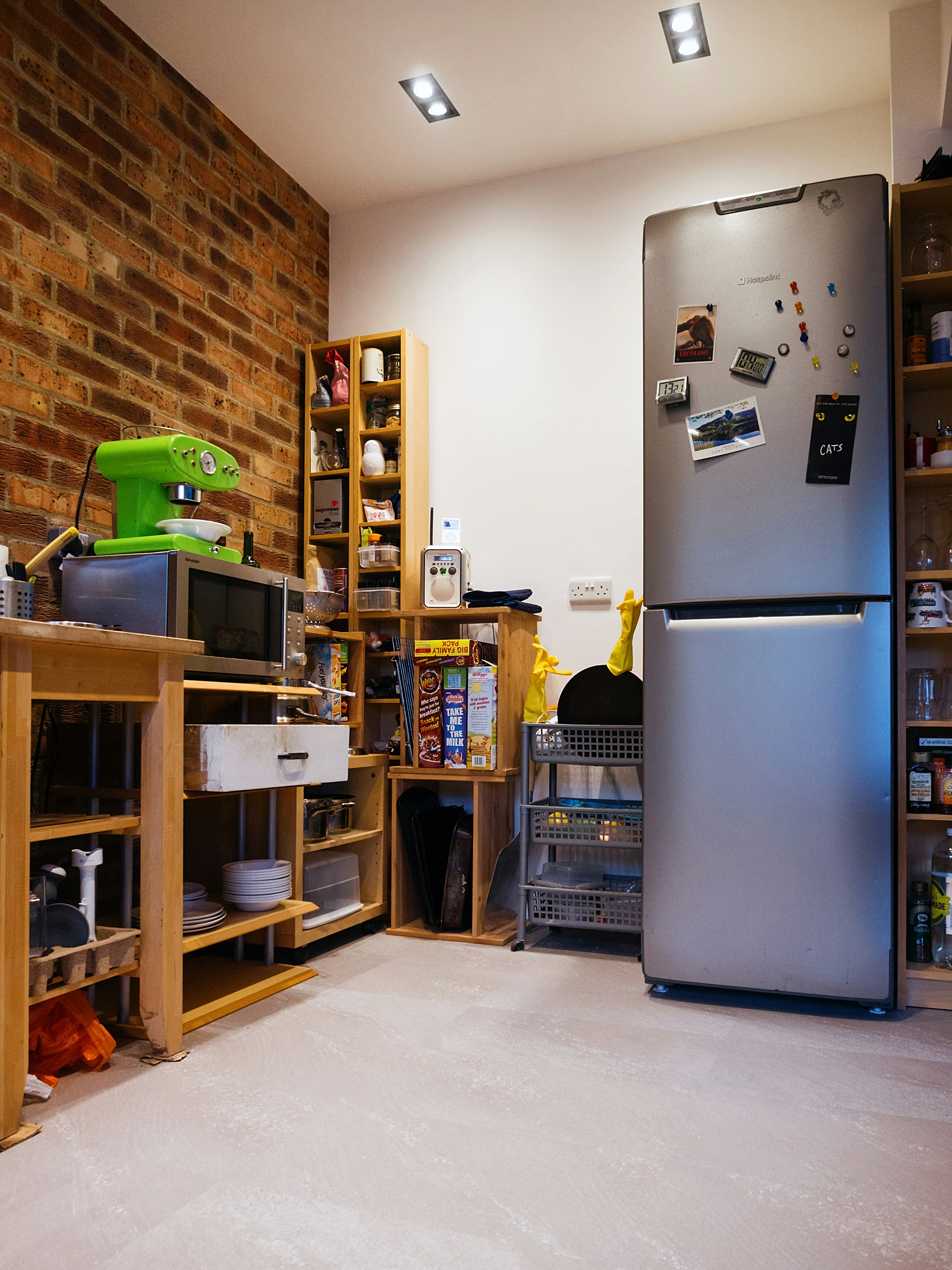 Avant - facade sans Anthracite + Brique Apparente (Industriel loft)