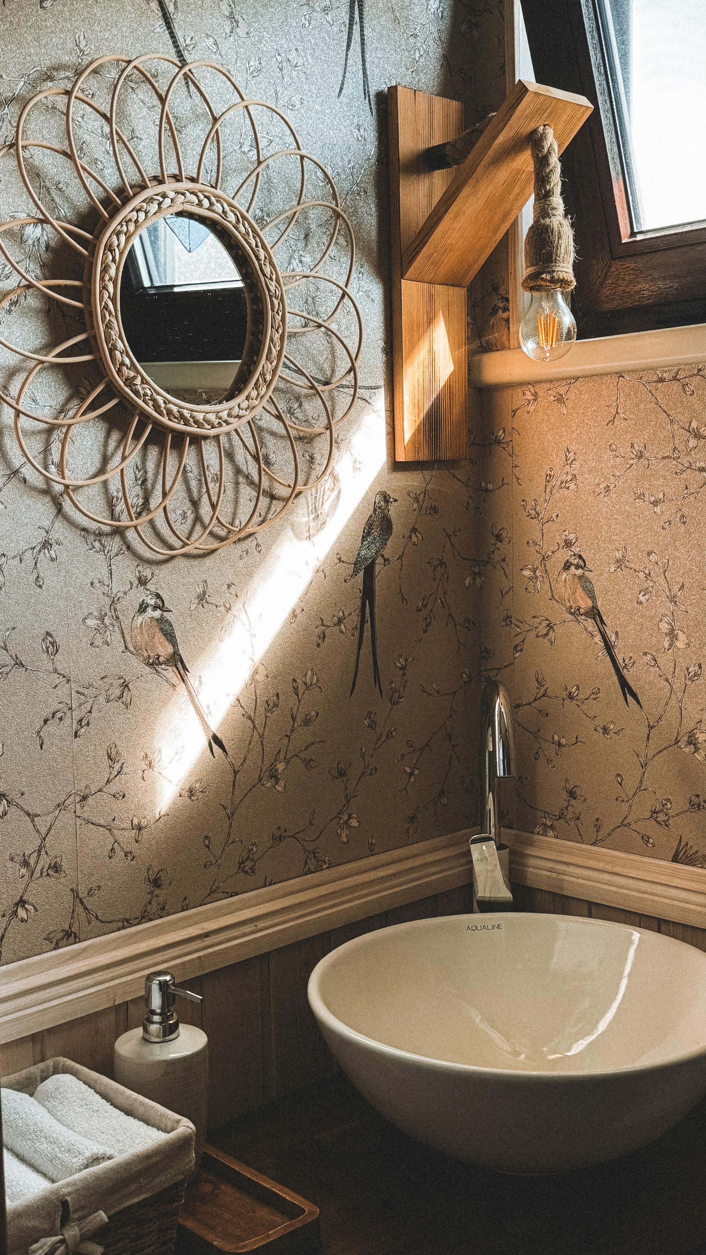 Avant - facade sans Terracotta Boheme + Lin Naturel Sable (Boheme Mediterraneen)